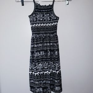 Girls size 10/12 KISS dress soft  Elephants